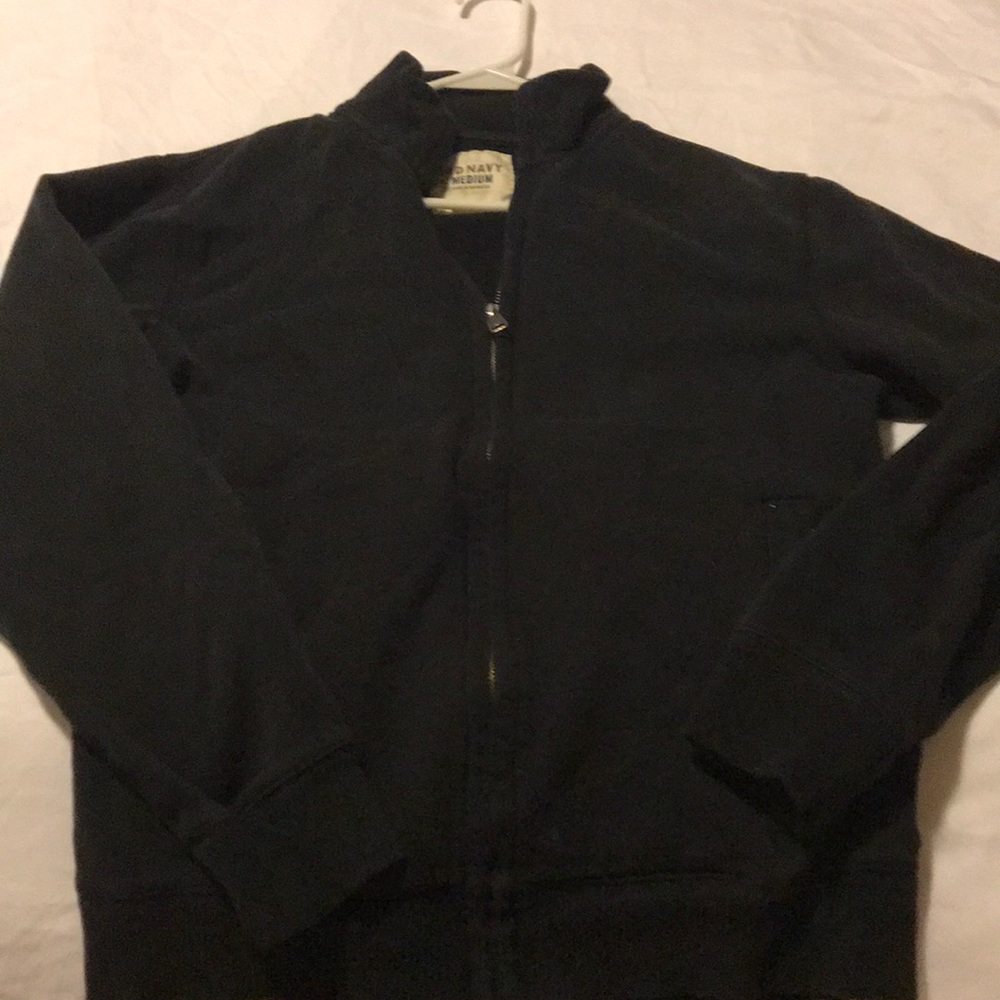 Men’s medium zippered track jacket